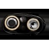 Φανάρια εμπρός Vw Golf IV R32 angel eyes - μαύρα , χωρίς λάμπες (Η7) - σετ 2τμχ.