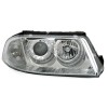 Φανάρια εμπρός Vw Passat B5.5 (2001-2005) angel eyes - chrome , χωρίς λάμπες (Η7) - σετ 2τμχ.