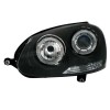 Φανάρια εμπρός Vw Golf 5 angel eyes, χωρίς λάμπες (Η7) - σετ 2τμχ.