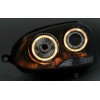 Φανάρια εμπρός Vw Golf 5 angel eyes, χωρίς λάμπες (Η7) - σετ 2τμχ.