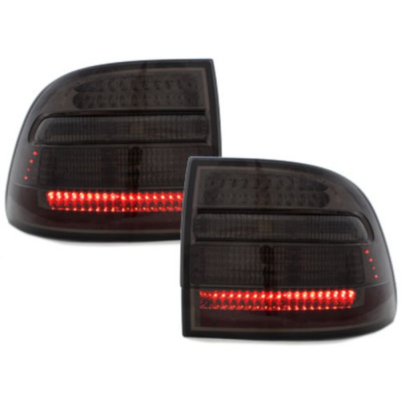 Πίσω φανάρια led Porsche Cayenne (2003-2007) - μαύρα - σετ 2τμχ.