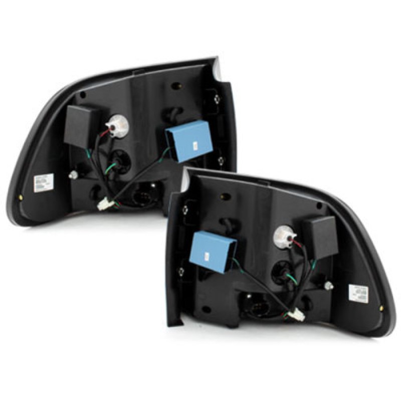 Πίσω φανάρια led Porsche Cayenne (2003-2007) - μαύρα - σετ 2τμχ.