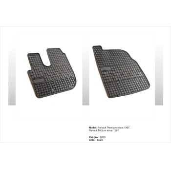 Λαστιχένια πατάκια Renault Premium / Midlum (1997+) - 2 τμχ. Λαστιχένια πατάκια Renault Premium / Midlum (1997+) - 2 τμχ.