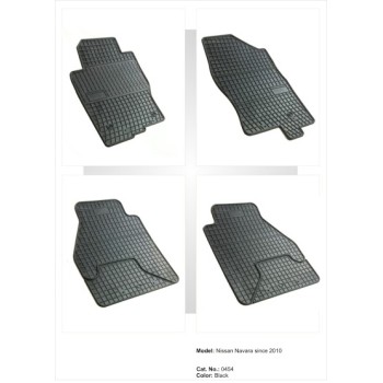 Λαστιχένια πατάκια NISSAN Navara / Pathfinder (2010-2015) - 4τμχ.