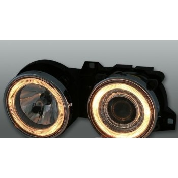 Φανάρια εμπρός BMW E30 (1982-1994) - chrome , χωρίς λάμπες (Η7) - σετ 2τμχ.