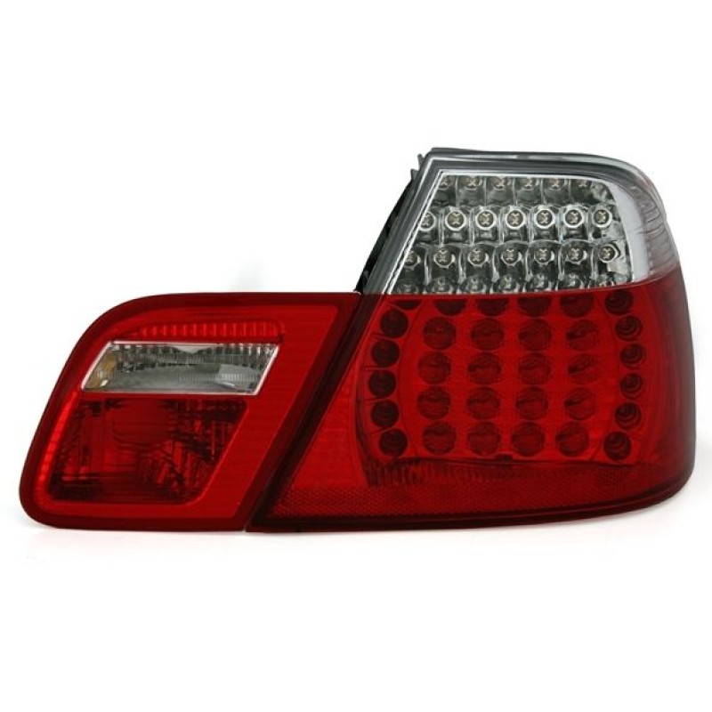 Πίσω φανάρια led BMW E46 coupe (1998-2003) - chrome - σετ 2τμχ.