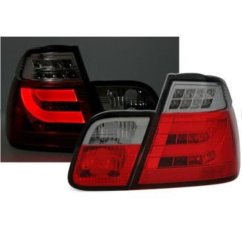 Πίσω φανάρια led BMW E46 sedan (1998-2001) - φιμέ - σετ 2τμχ.
