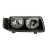 Φανάρια εμπρός Vw Passat Β4 (1993-1996) angel eyes - μαύρα , χωρίς λάμπες (Η7) - σετ 2τμχ.
