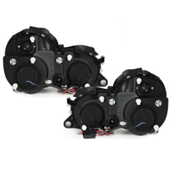 Φανάρια εμπρός Mercedes CLK W208 (1997-2002) angel eyes, με λάμπες (Η1) - σετ 2τμχ. Φανάρια εμπρός Mercedes CLK W208 (1997-2002) angel eyes, με λάμπες (Η1) - σετ 2τμχ.