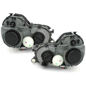 Φανάρια εμπρός Mercedes CLK W208 (1997-2002) , μαύρα , με λάμπες (Η7) - σετ 2τμχ. Φανάρια εμπρός Mercedes CLK W208 (1997-2002) , μαύρα , με λάμπες (Η7) - σετ 2τμχ.