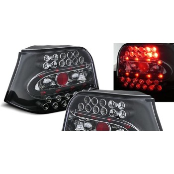 Πίσω φανάρια led Vw Golf IV (1997-2003) - black - σετ 2τμχ.
