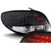 Πίσω φανάρια led Peugeot 206 - black - σετ 2τμχ.