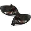 Πίσω φανάρια led Peugeot 206 - black - σετ 2τμχ.