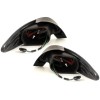 Πίσω φανάρια led Peugeot 206 - black - σετ 2τμχ.