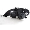 Φανάρια εμπρός Mercedes ML W163 (1998-2001) led - μαύρα , με λάμπες (Η1) - σετ 2τμχ.