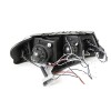 Φανάρια εμπρός Vw Passat B5.5 (2001-2005) angel eyes - χρωμίου , χωρίς λάμπες (Η7) - σετ 2τμχ.