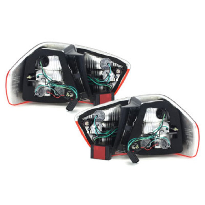 Πίσω φανάρια led BMW E90 sedan (2005-2008) - φιμέ φλας - σετ 2τμχ.