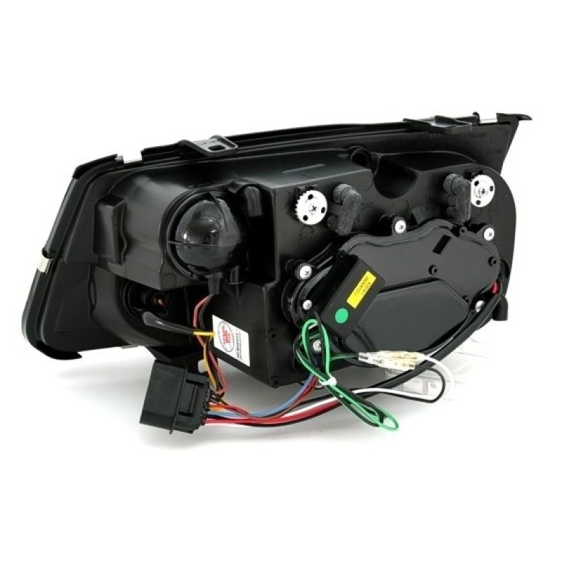 Φανάρια εμπρός Vw Bora - χρωμίου , με λάμπες (Η1) led - σετ 2τμχ.