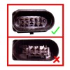 Φανάρια εμπρός Auti TT (1998-2005) led - chrome , με λάμπες (Η1) - σετ 2τμχ.