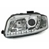 Φανάρια εμπρός Audi A3 (2003-2008) led Dayline - χρωμίου , με λάμπες (Η1) - σετ 2τμχ.