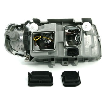 Φανάρια εμπρός Vw Polo 6N (1994-1999) - μαύρα , χωρίς λάμπες (Η7) - σετ 2τμχ.