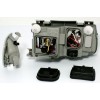 Φανάρια εμπρός Vw Polo 6N (1994-1999) angel eyes - chrome , χωρίς λάμπες (Η7) - σετ 2τμχ.