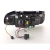 Φανάρια εμπρός Vw Polo 6N (1994-1999) led - μαύρα , με λάμπες (Η1) - σετ 2τμχ.