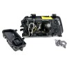 Φανάρια εμπρός Audi A4 (1995-1999) - μαύρα , χωρίς λάμπες (Η7) - σετ 2τμχ.