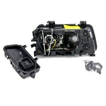 Φανάρια εμπρός Audi A4 (1995-1999) - chrome , χωρίς λάμπες (Η7) - σετ 2τμχ.