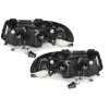 Φανάρια εμπρός Audi A4 Dayline (1995-1998) led - chrome , με λάμπες (Η1) - σετ 2τμχ.