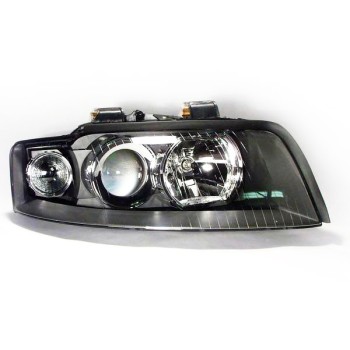 Φανάρια εμπρός Audi A4 B6 (2001-2004) - μαύρα , χωρίς λάμπες (Η1) - σετ 2τμχ. Φανάρια εμπρός Audi A4 B6 (2001-2004) - μαύρα , χωρίς λάμπες (Η1) - σετ 2τμχ.