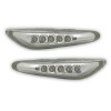 Led φλας BMW E46 (2001-2005) / E60 / X3 (2004-2009) - χρωμίου - σετ 2τμχ.
