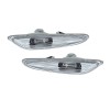 Φλας BMW E46 (2001-2005) / E60 / E61 / X3 (2004-2009) - χρωμίου - σετ 2τμχ.