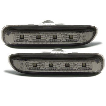 Led φλας BMW E46 (1998-2001) / E46 Compact - μαύρο - σετ 2τμχ.