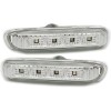 Led φλας BMW E46 sedan / coupe (1998-2001) / E46 Compact - χρωμίου - σετ 2τμχ.