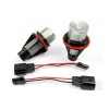 Angel eyes BMW E39 / E60 / E53 X5 / E65 / E87 / E63 5W led αυθεντικά - λευκό χρώμα - 2τμχ.