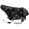 Φανάρια εμπρός led BMW E60 (2003-2007) angel eyes - chrome , με λάμπες (Η1) - σετ 2τμχ.