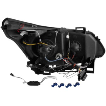 Φανάρια εμπρός led BMW E60 (2003-2007) angel eyes - chrome , με λάμπες (Η1) - σετ 2τμχ. Φανάρια εμπρός led BMW E60 (2003-2007) angel eyes - chrome , με λάμπες (Η1) - σετ 2τμχ.