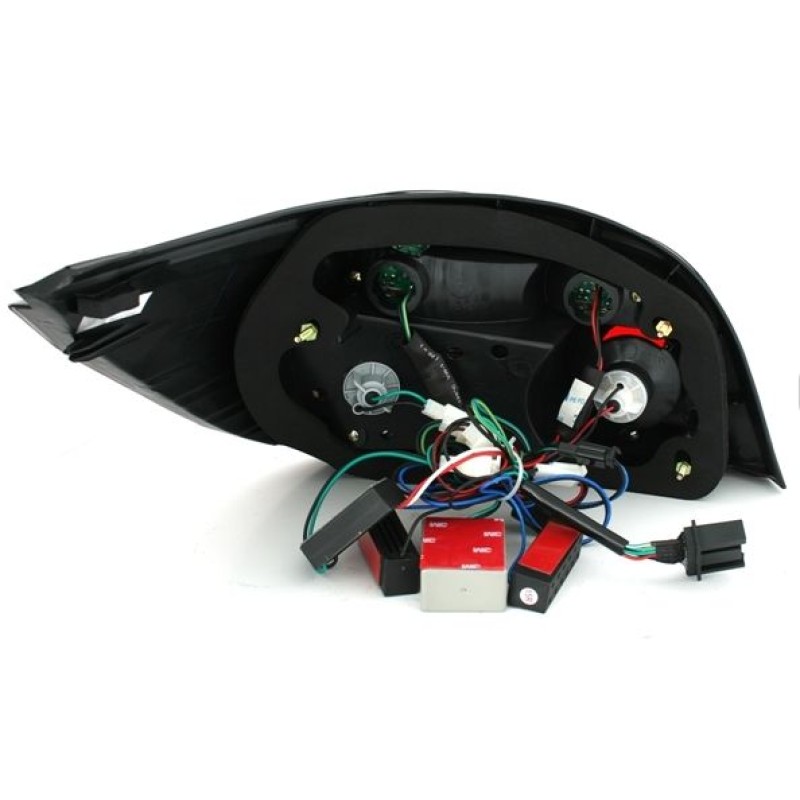 Πίσω φανάρια led BMW E60 (2003-2007) - φιμέ φλας - σετ 2τμχ.