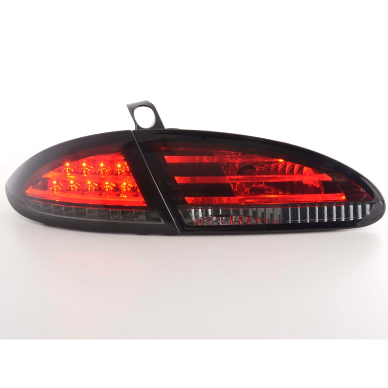Πίσω φανάρια led Seat Leon 1P (2005-2009) - μαύρα - σετ 2τμχ.