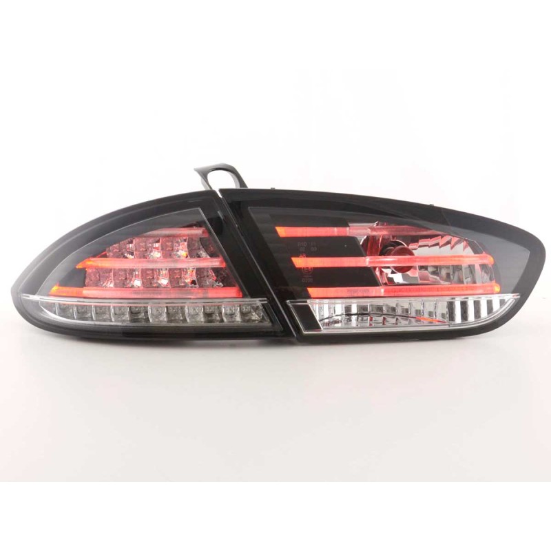 Πίσω φανάρια led Seat Leon 1P (2009-2012) - μαύρα - σετ 2τμχ.