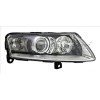 Φανάρια εμπρός Audi A6 (2004-2007) angel eyes - chrome , χωρίς λάμπες (Η7) - σετ 2τμχ.