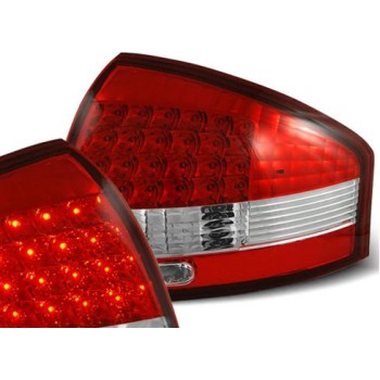 Πίσω φανάρια led Audi A6 sedan (997-2004) - κόκκινα - σετ 2τμχ.