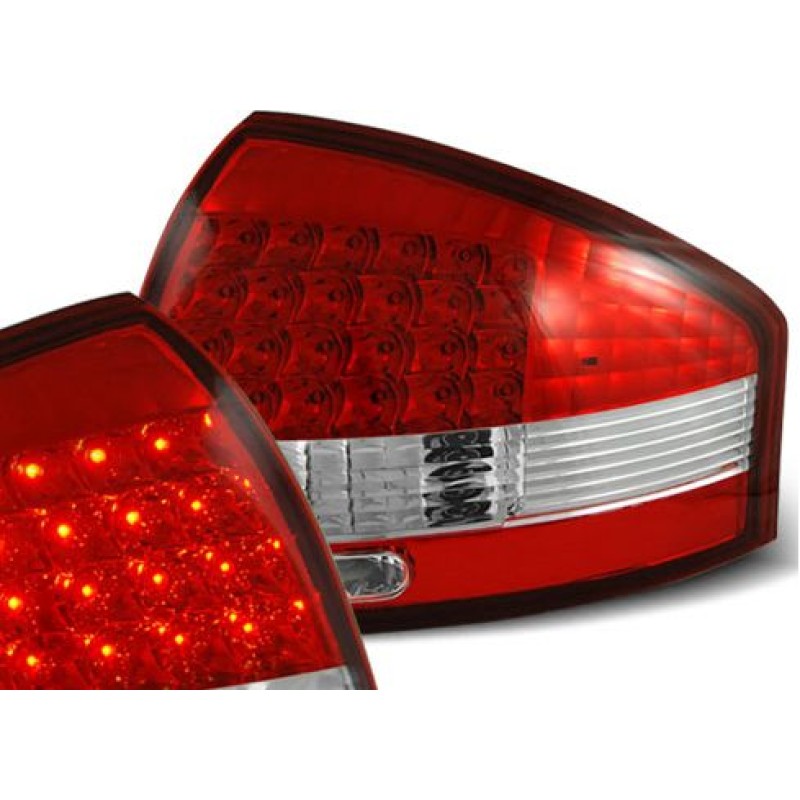 Πίσω φανάρια led Audi A6 sedan (997-2004) - κόκκινα - σετ 2τμχ.
