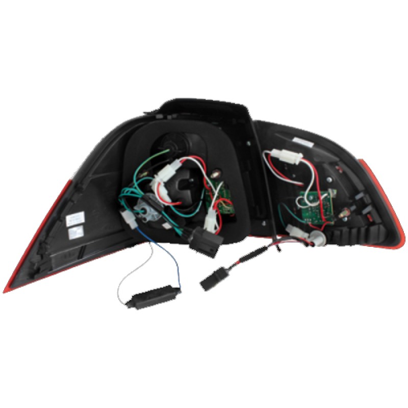 Πίσω φανάρια led BMW E61 combi (2003-2007) - φιμέ φλας - σετ 2τμχ.