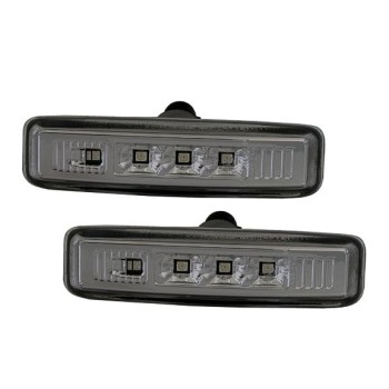 Led φλας BMW E39 (1995-2003) - μαύρο χρωμίου - σετ 2τμχ.