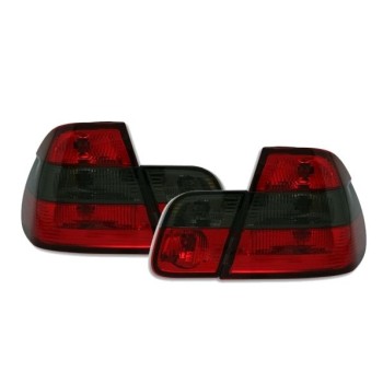 Πίσω φανάρια BMW E46 sedan (1998-2001) - φιμέ - σετ 2τμχ.