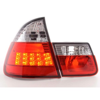 Πίσω φανάρια led BMW E46 Combi (1998-2005) -chrome - σετ 2τμχ.