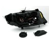Φανάρια εμπρός BMW E90(2005-2009) angel eyes - μαύρα , χωρίς λάμπες (Η7) - σετ 2τμχ.