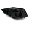 Φανάρια εμπρός BMW E90(2005-2009) angel eyes - μαύρα , με λάμπες (Η1) - σετ 2τμχ.